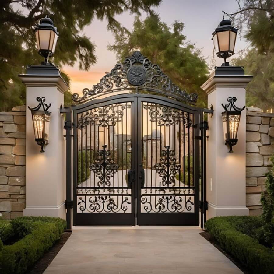 Bí quyết chọn cửa cổng, lan can và hàng rào sắt mỹ thuật đồng bộ cho công trình đẹp & bền